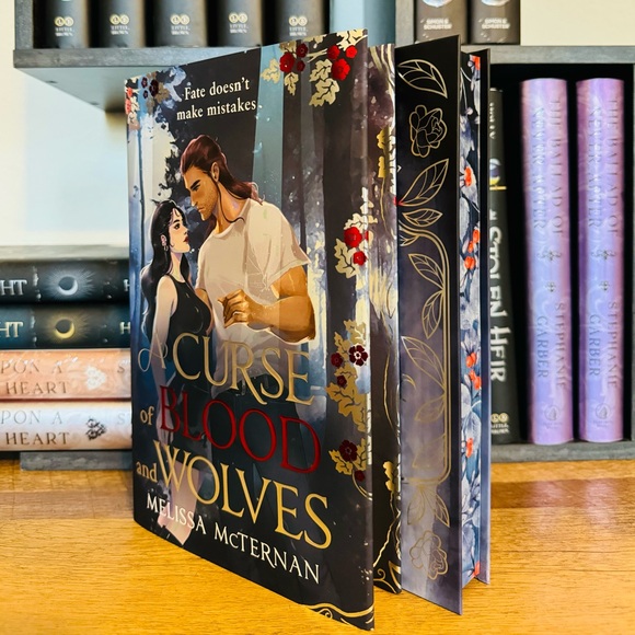 Fairyloot Exclusive Signed A Curse Of 
Blood and Wolves by Melissa McTernan - Picture 1 of 15
